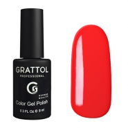 Grattol UV/LED Gel Lack 030 Bright Red 9ml