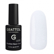 Grattol Rubber Base Gel Glitter 1 No Hema 9ml