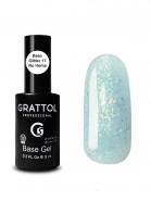 Grattol Rubber Base Gel Glitter 17 No Hema 9ml