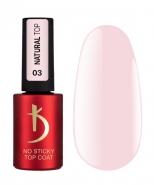 Natural Top 03,No Sticky Top coat 7 ml K Professional