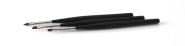 Nail brush Set 3 St Black